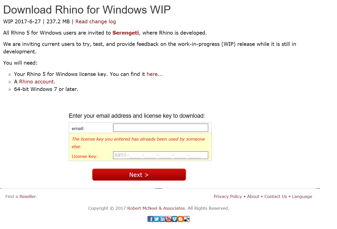 licence key rhino 6