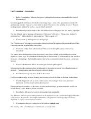 Types of knowledge in epistemology pdf